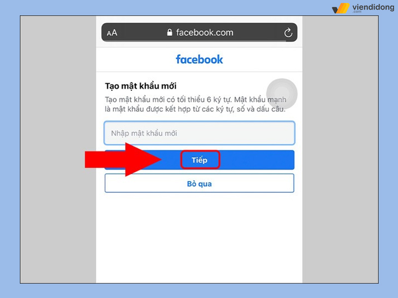 cách lấy lại mật khẩu Facebook đăng nhập 5