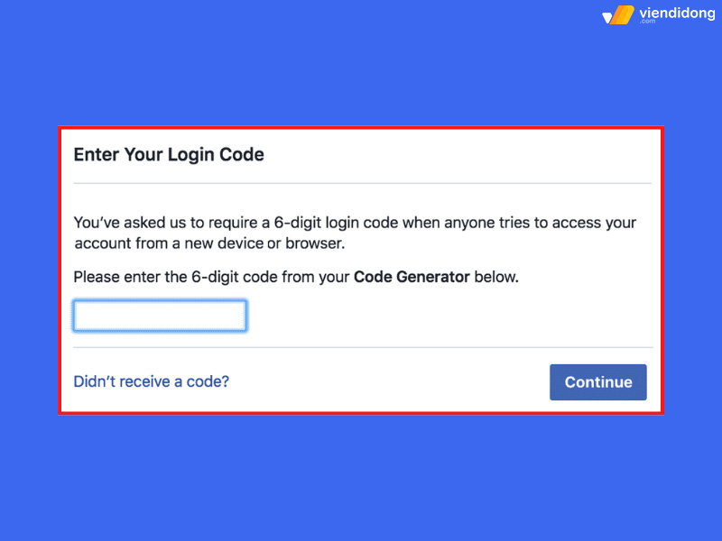 trình tạo mã Facebook đăng nhập