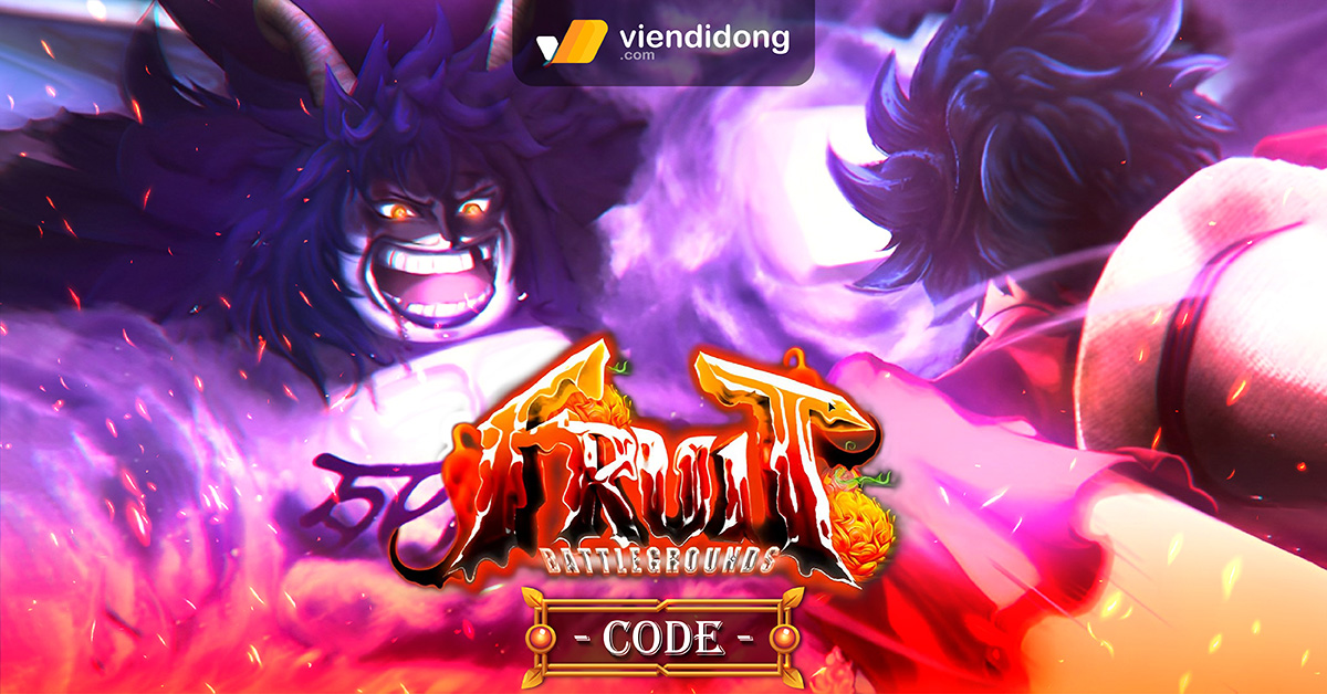 Tổng hợp code Fruit Battlegrounds mới nhất tháng 12/2023 và cách nhập