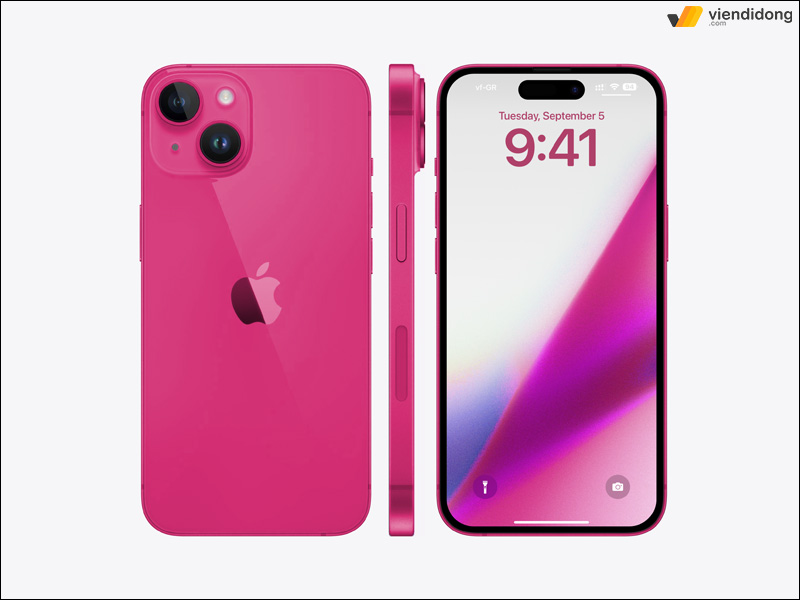 iPhone 15 có mấy màu hồng
