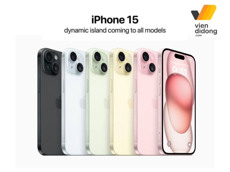 Màu sắc iPhone 15 series mới cập nhật