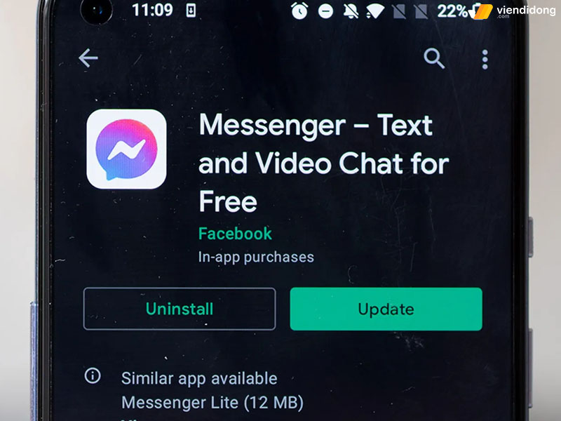Messenger bị lỗi cập nhật