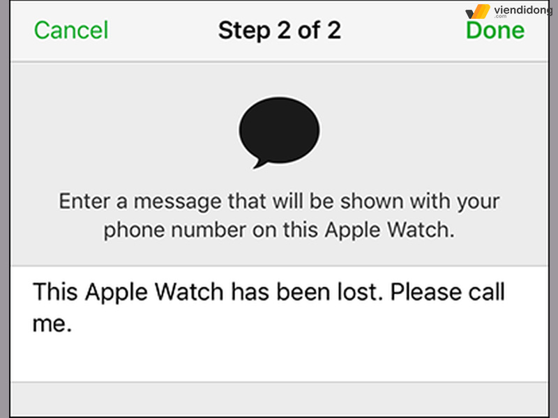 tìm Apple Watch bị mất lost 2