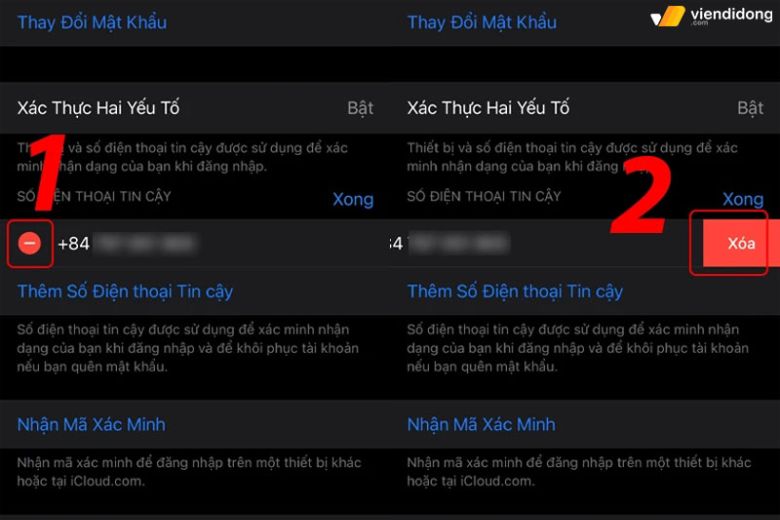 Cách lấy lại iCloud khi mất số điện thoại bằng số điện thoại mới 3