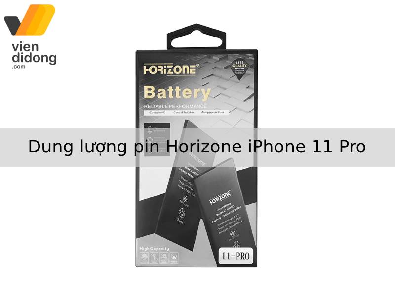Dung lượng pin Horizone iPhone 11 Pro