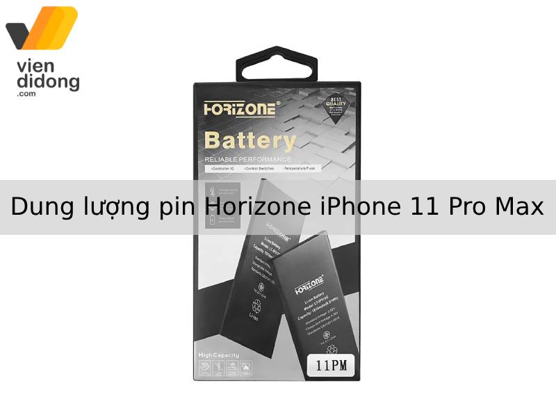 Dung lượng pin iPhone 11 Pro max