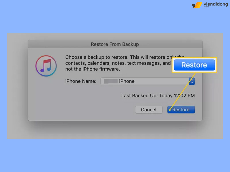 iPhone khóa màn hình chậm restore 2