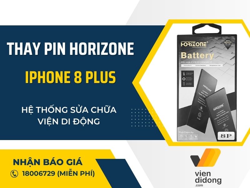 Thay pin Horizone iPhone 8 Plus