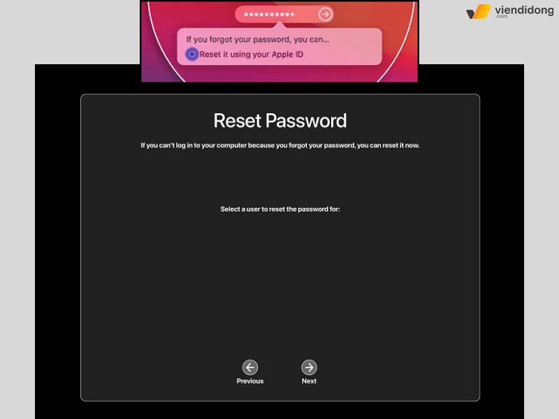 cách đổi mật khẩu MacBook id 1