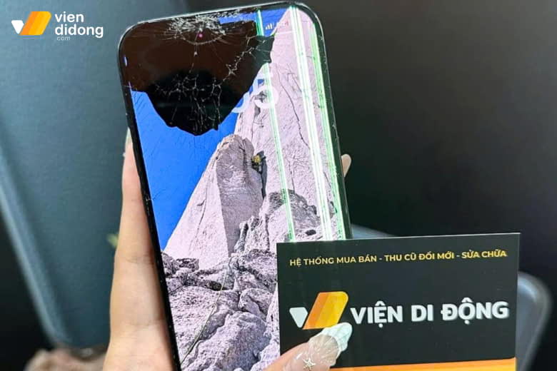 Cần thay màn hình nếu điện thoại của bạn bị chảy mực và sọc màn