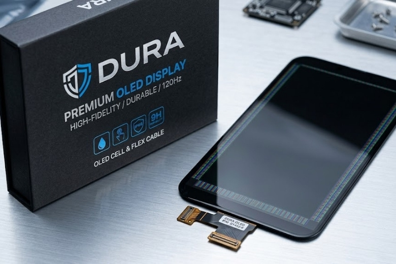 Thay màn hình Dura iPhone 15 Plus 1 Hộp màn hình Dura và phôi OLED thay cho iPhone 15 Plus