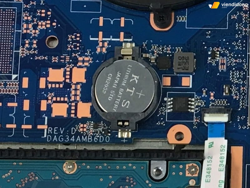 pin CMOS Laptop bo mạch chủ