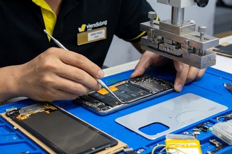 Thay màn hình Dura iPhone 15 Plus 3 Quy trình thay màn hình Dura iPhone 15 Plus