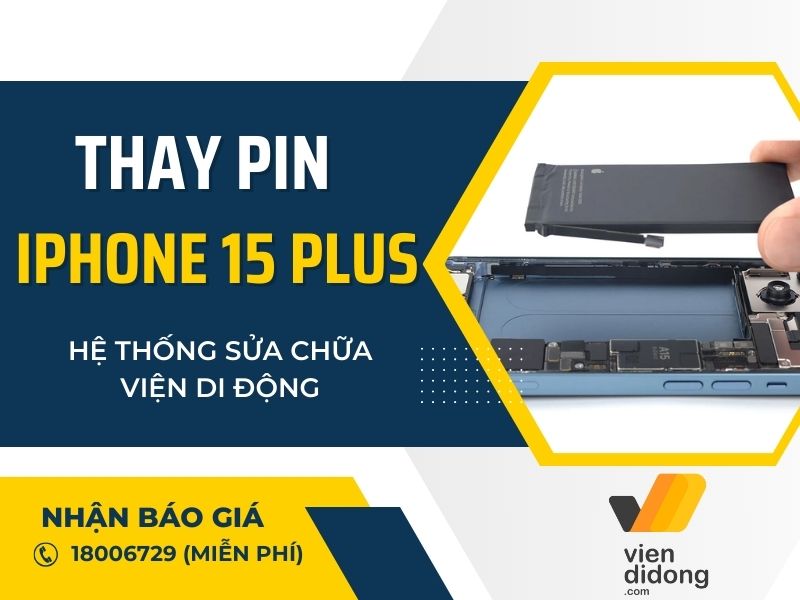 Thay pin iPhone 15 Plus