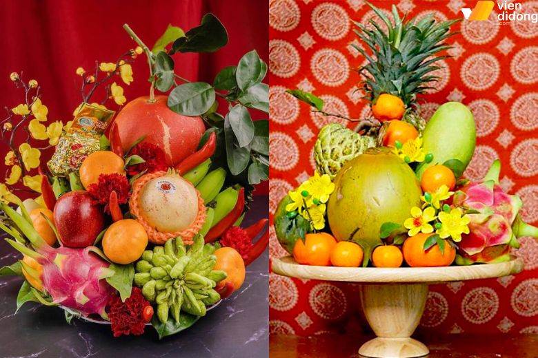 Mâm ngũ quả ngày Tết Âm lịch