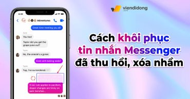 khôi phục tin nhắn Messenger đã thu hồi thumbnail