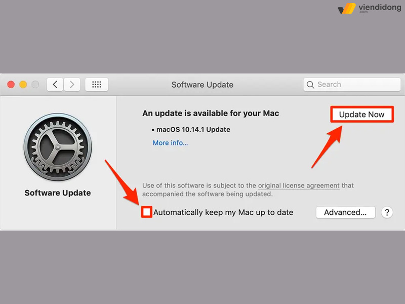 Trackpad MacBook không rung update