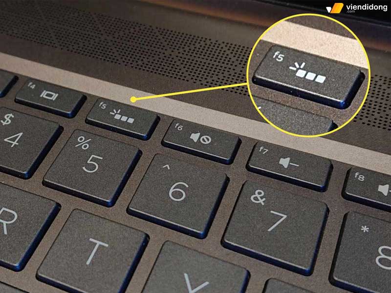 bật đèn bàn phím Laptop HP phân biệt