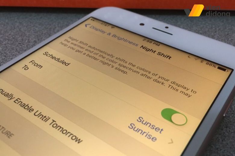 Cách khắc phục iPhone bị ám vàng, ố vàng màn hình 5 màn hình iphone bị vàng