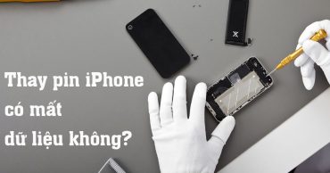 thay pin iPhone có mất dữ liệu không thumb