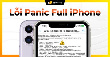 Lỗi Panic Full iPhone là gì? Cách khắc phục hiệu quả