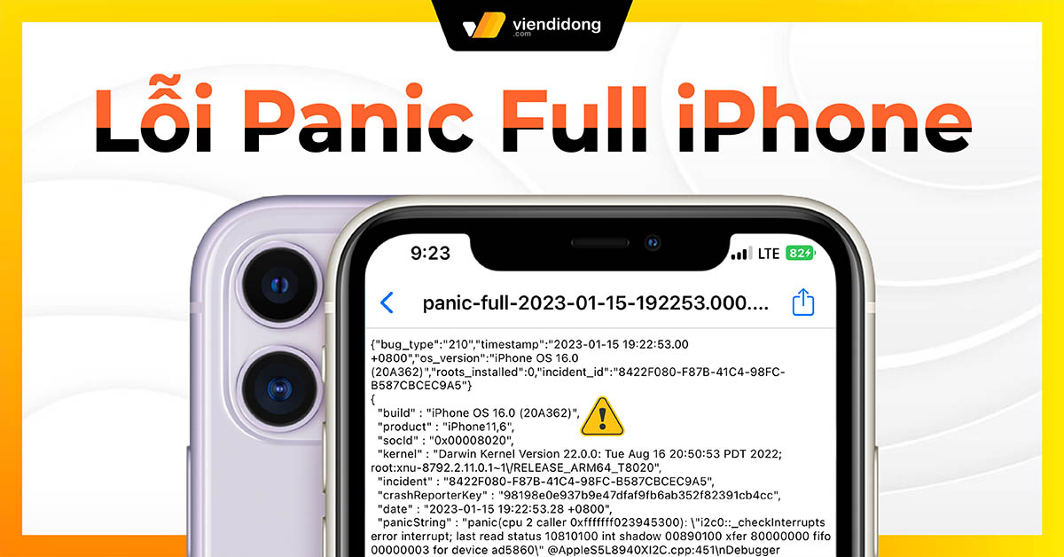Lỗi Panic Full iPhone là gì? Cách khắc phục hiệu quả