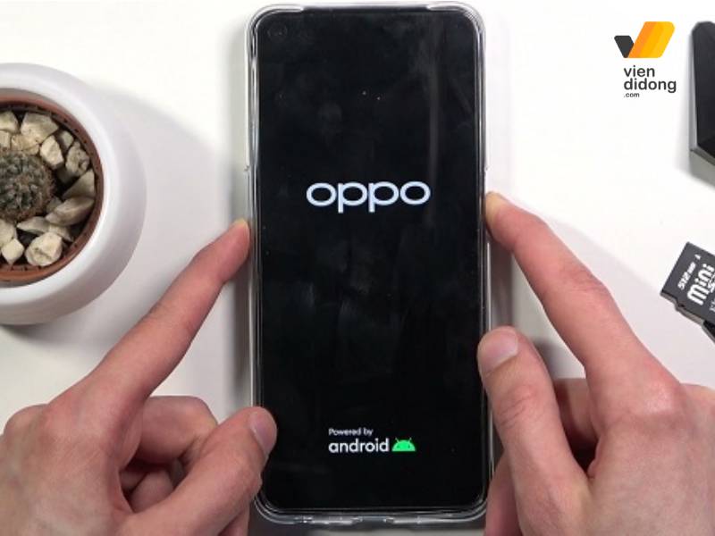Mở nguồn điện thoại Oppo