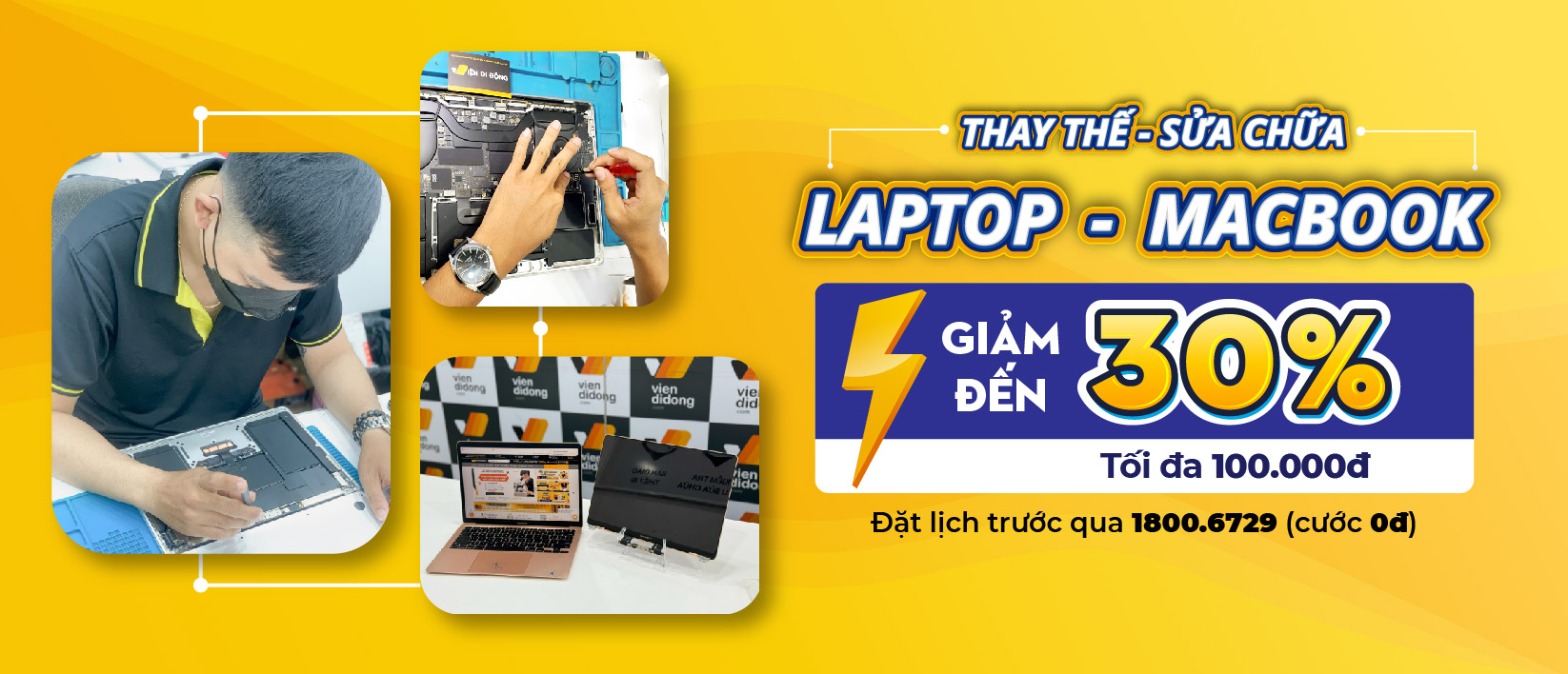 Thay thế – Sửa chữa Laptop/Macbook