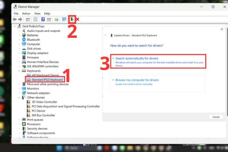 [MẸO] Cách Khắc Phục Bàn Phím Không Lên Đèn Hiệu Quả Device Manage
