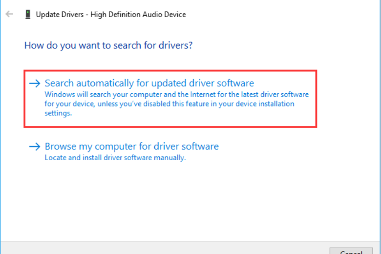 [MẸO] Cách Khắc Phục Bàn Phím Không Lên Đèn Hiệu Quả Search automatically for updated driver software