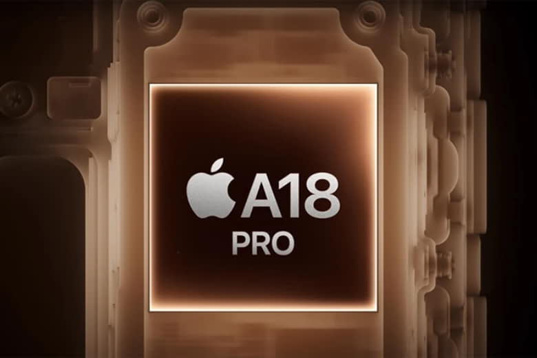 Chip A18 Pro mang lại hiệu năng mạnh mẽ hỗ trợ các tác vụ phức tạp