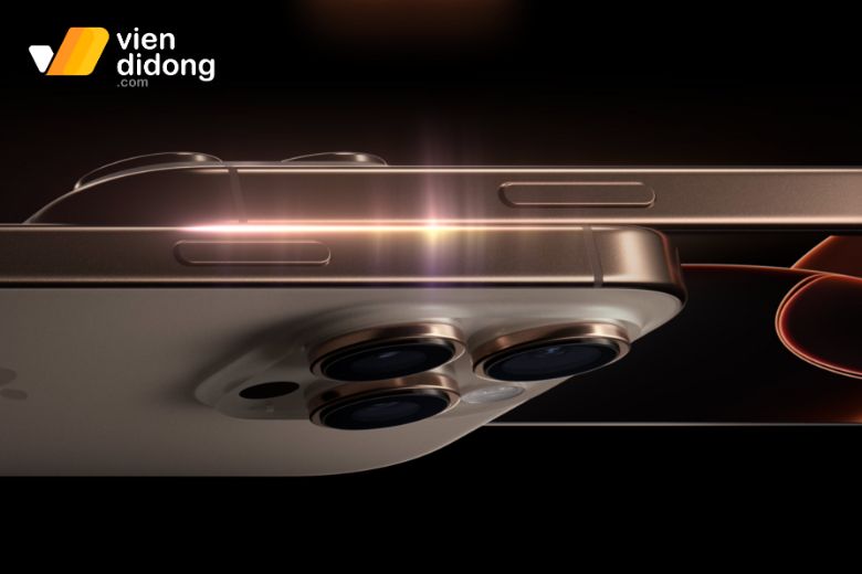 iPhone 16 Pro có nút quay nhanh camera chuyên biệt, thao tác chụp tiện lợi vượt trội