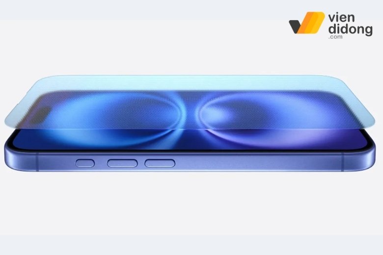 Chất liệu Ceramic Shield trên iPhone 16 Plus bền bỉ và sang trọng