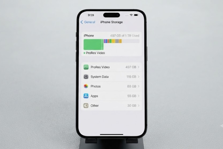 iPhone 15 256GB Cũ 3 Dung lượng bộ nhớ iPhone 15 256GB cũ