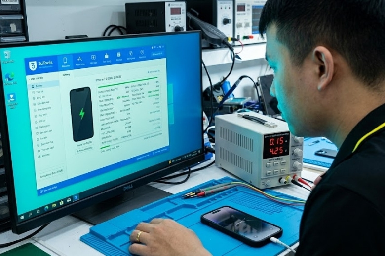 Kiểm tra linh kiện iPhone 14 Pro Max bằng phần mềm 3uTools