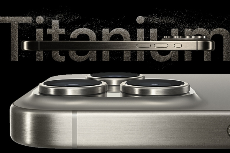 Khung viền Titanium thời thượng của iPhone 15 pro