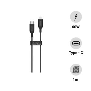 Cáp sạc USB-C to USB-C 60W Mophie Essential 1m (cũ) Cáp sạc USB-C to USB-C 60W Mophie Essential 1m (cũ)