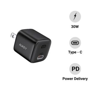 Sạc nhanh 30W Aukey PA-Y30s Màu đen - (Cũ)