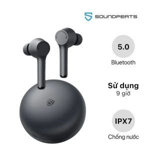 Tai nghe không dây Soundpeats Mac - Đen (Likenew)
