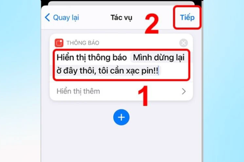 Cài đặt thông báo khi pin được sạc đầy trên iPhone 3 4