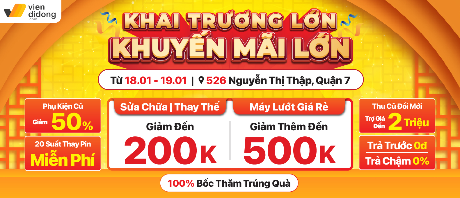 Khai Trương Lớn – Khuyến Mãi Lớn