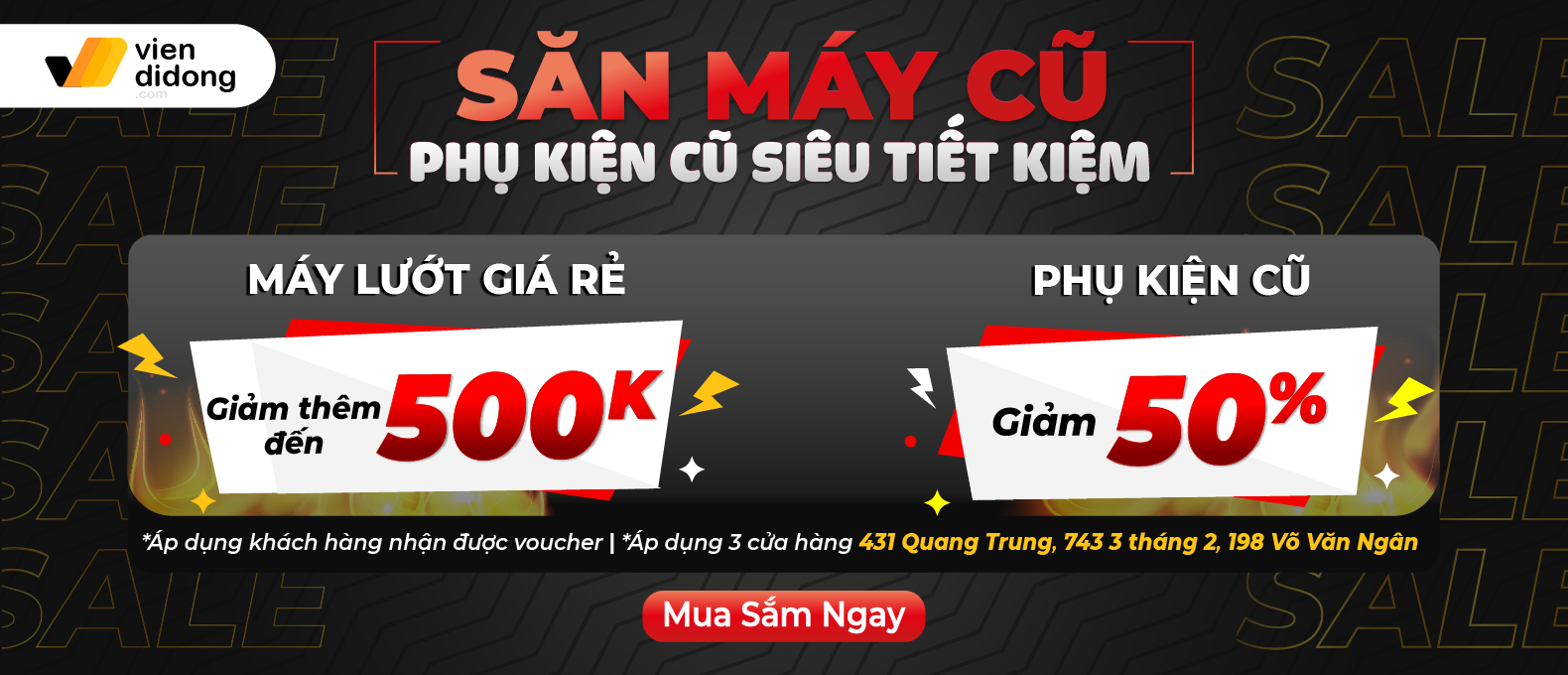 Săn Máy Cũ – Phụ Kiện Cũ Siêu Tiết Kiệm