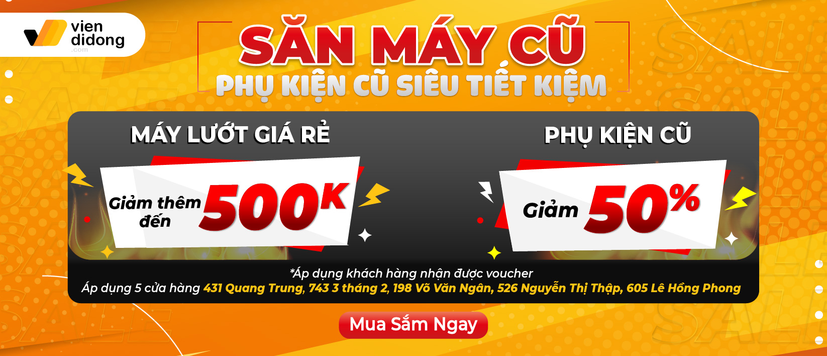 Săn Máy Cũ – Phụ Kiện Cũ Siêu Tiết Kiệm