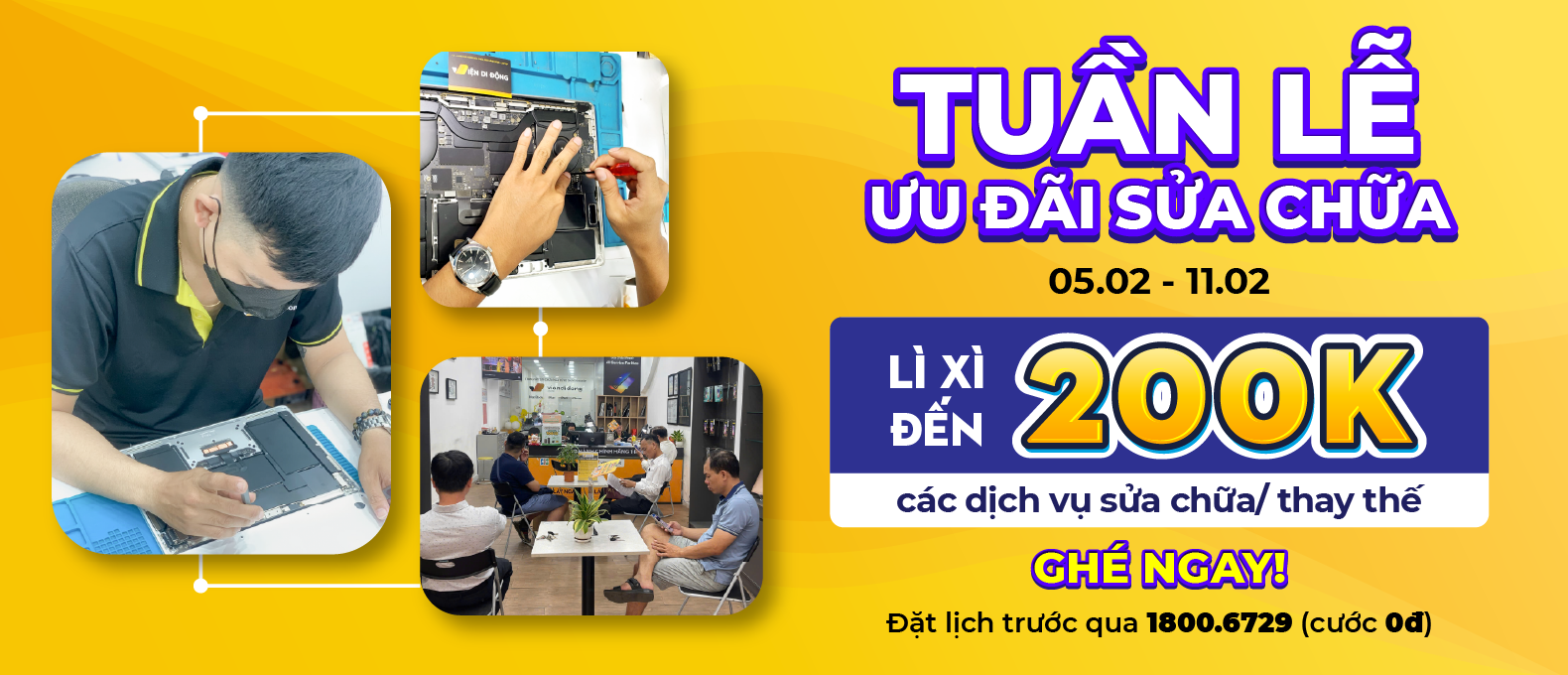 Tuần lễ ưu đãi sửa chữa 05.12 – 11.12