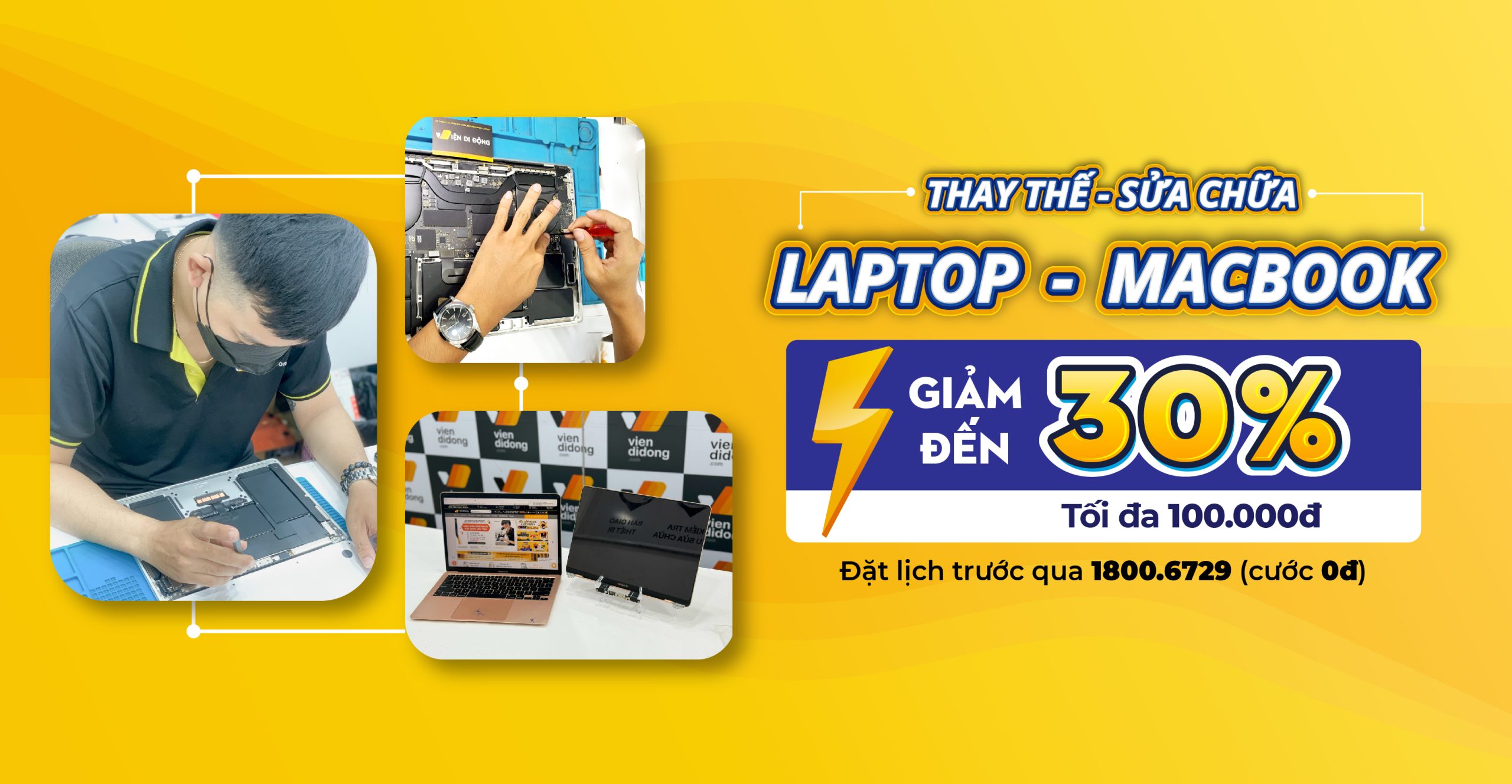 Thay thế – Sửa chữa Laptop/Macbook