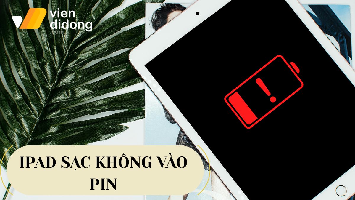 Hướng dẫn 6 cách khắc phục lỗi iPad không nhận sạc mới nhất