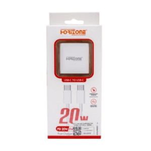 Bộ củ cáp sạc Horizone 20W Type-C to Type-C
