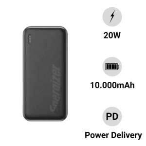 Pin sạc dự phòng Energizer 10.000mAh /3.7V Li-Polymer UE10055PQBK Chính hãng