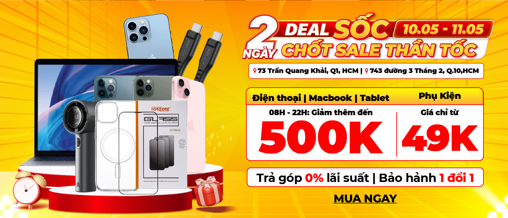 2 ngày deal sốc – Chốt sale thần tốc