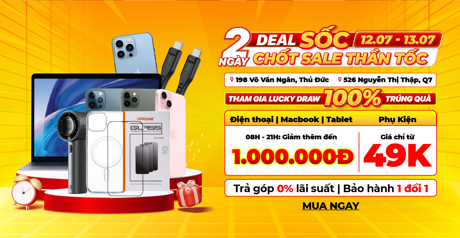 2 ngày deal sốc – Chốt sale thần tốc